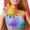 Barbie-Sirène Fleur Magique-Poupée aux longs cheveux blonds