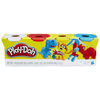 Play-Doh - Ensemble de 4 pots Play-Doh de couleurs classiques