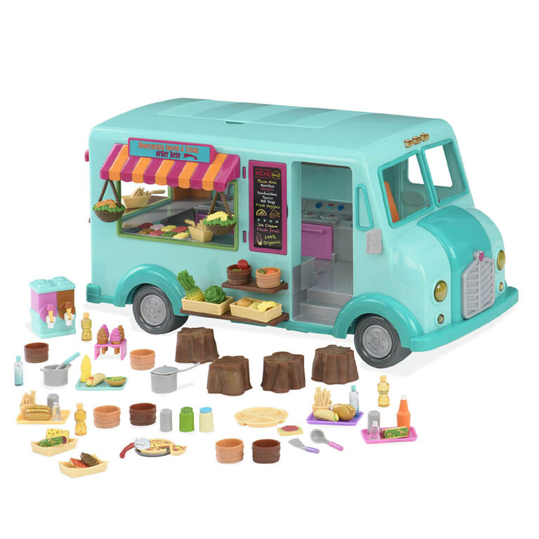 Li'l Woodzeez, Honeysuckle Sweets & Treats Food Truck with Accessories