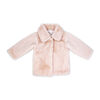Baby Mode Signature Manteau en peluche de luxe : rose 12 mois