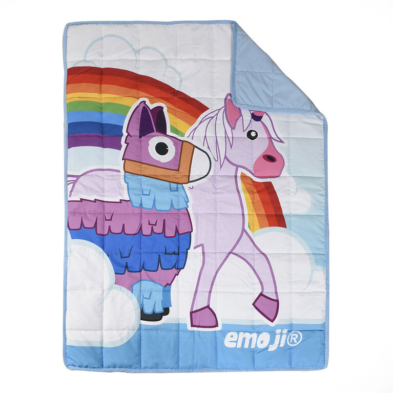 Emoji Unicorn Kids Weighted Blanket (36 x 48 inches), 5lbs