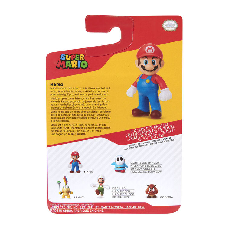 Nintendo 2.5" Limited Articulation Wave 25 - Standing Mario