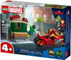 LEGO Marvel Iron Man with Bike and The Hulk Building Set, Easy Build Marvel Toy with 2 Minifigures, 76287