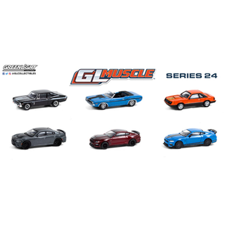1:64 GreenLight Muscle Series 24 - Assortment May Vary