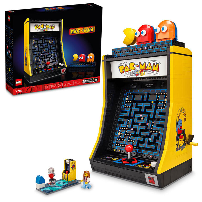 LEGO Icons PAC-MAN Arcade Retro Game Building Set 10323