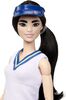 Barbie Made to Move Basketball Player Doll & Accessories, Brunette Doll Wearing Uniform with Ball