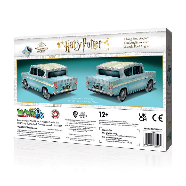 Wrebbit3D/Harry Potter Mini Casse-tête 3D Ford Anglia Volante