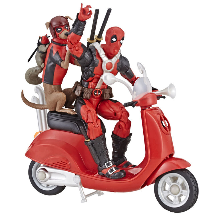 Série Marvel Legends - Figurine Deadpool de 15 cm avec Scooter.