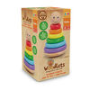 Woodlets Rainbow Stacking Rings - R Exclusive