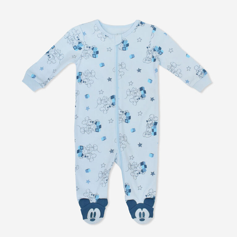 Mickey Mouse Sleeper Blue 6/9M