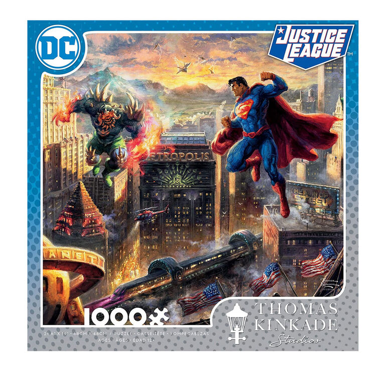 Ceaco Thomas Kinkade DC Comics Puzzle 1000 pièces Superman: l'homme d'acier