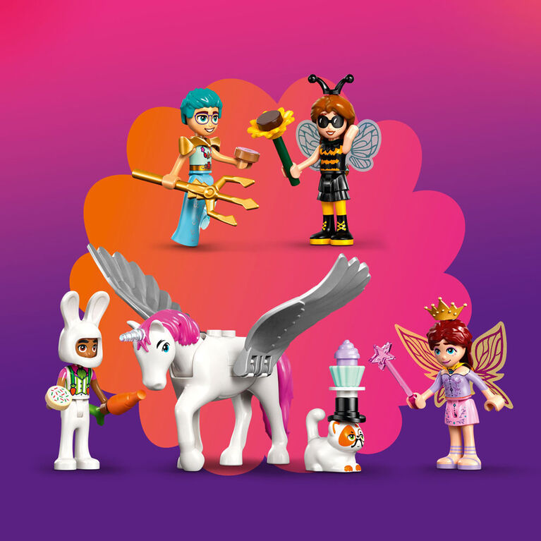 LEGO Friends Costume Party with Unicorn & Fairy Pretend Play Building Toy for Girls & Boys, 6+ - 42661