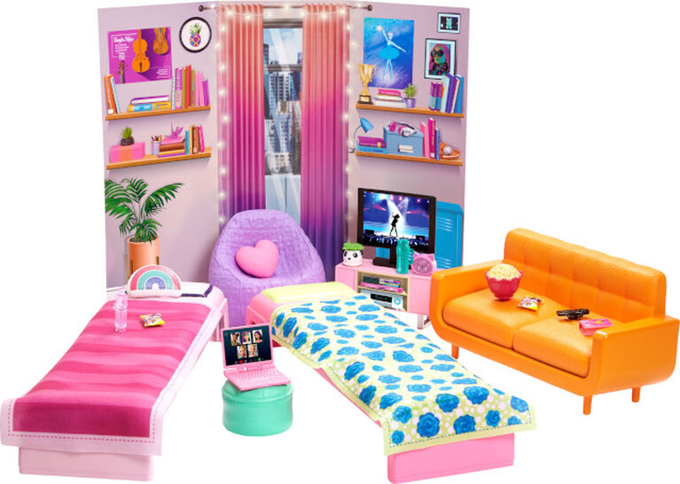 Barbie: Big City, Big Dreams - Coffret de jeu Chambre d'étudiantes