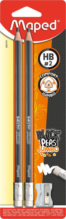 Maped Jumbo HB Pencils 2Pk