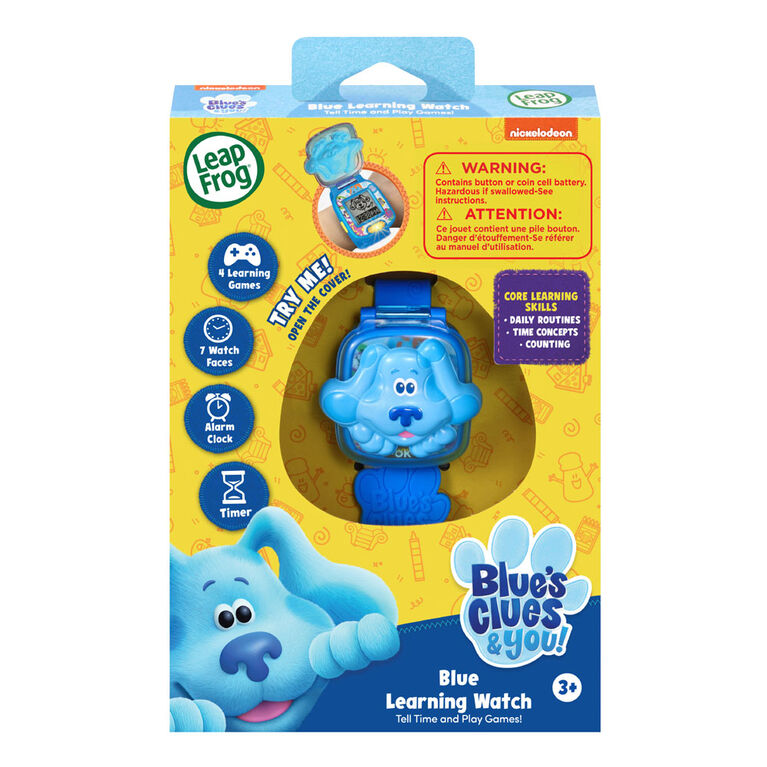 Leapfrog Blue S Clues You Blue Learning Watch English Edition Toys R Us Canada