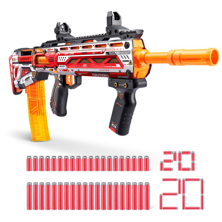 X-Shot SKINS PRO S1 SINISTER(40 Darts)Pistola XSHOT Skins Pro Series Longshot (40 dardi) di ZURU