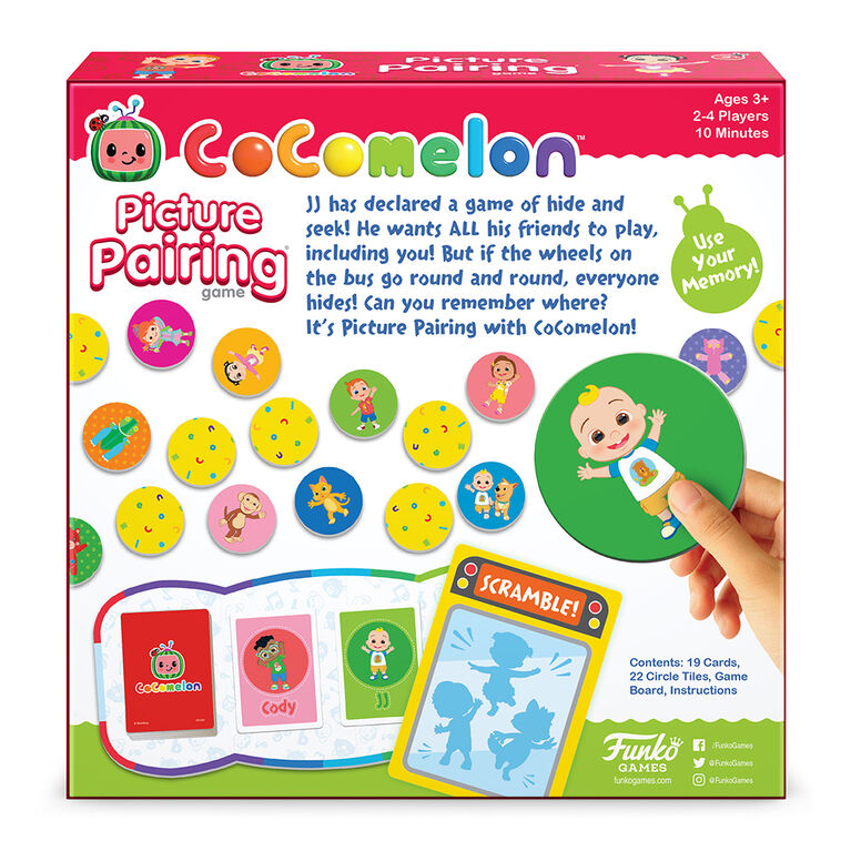 Cocomelon Picture Pairing Game - English Edition