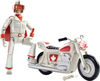 Disney Pixar Toy Story 4 Cascadeur Duke Caboom avec moto et lanceur.