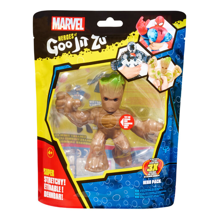 Ensemble Héros de Goo Jit Zu - Héros Marvel - Groot