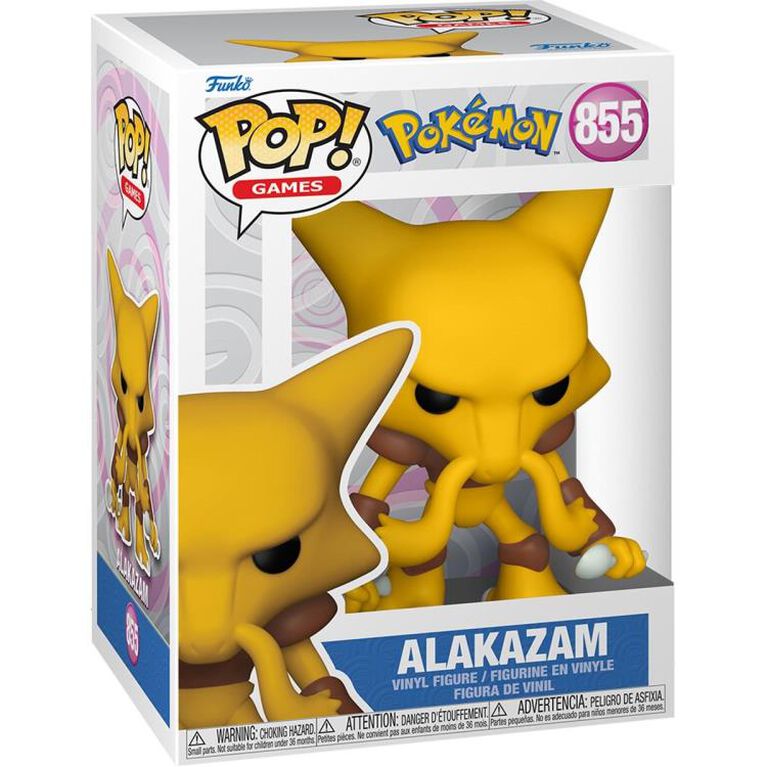 Figurine en Vinyle Alakazam par Funko POP! Pokemon