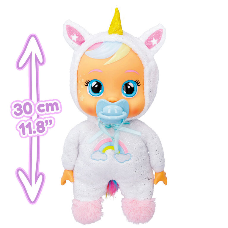 Poupée Cry Babies Bonne nuit Dreamy avec voyants DEL, pour filles et garçons de 18 mois et plus