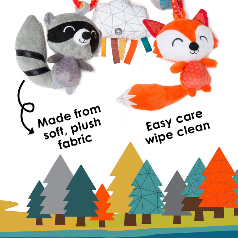 Diono Activity Spiral Baby Toy, Bright Plush Activity Spiral With Interactive Hanging Toys, Perfect For Strollers, Car Seat Bar