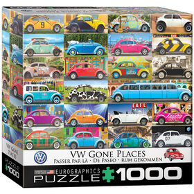 VW Beetle Gone Places - Puzzle de 1000 pièces