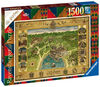 Ravensburger - Harry Potter Hogwarts Map casse-têtes 1500pc