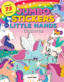 Jumbo Stickers For Lil Hands Unicorns - English Edition