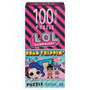 L.O.L. Surprise! 100-Piece Jigsaw Puzzle Fashionable Dolls Road Trippin' Colorful Artwork in Easy Storage Tower