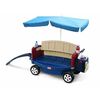 Little Tikes - Deluxe Ride And Relax Wagon With Umbrella