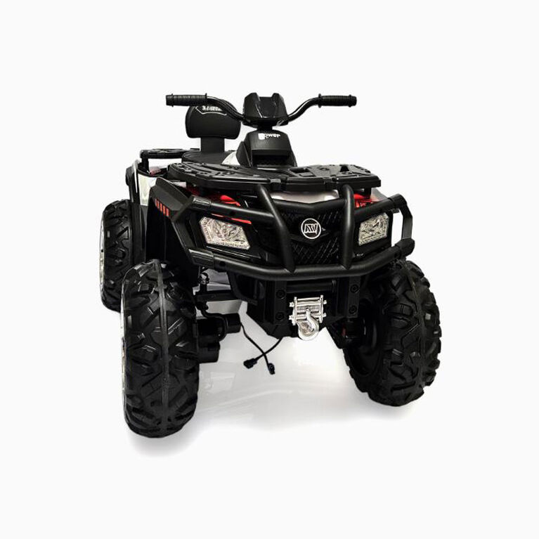 Quad ATV 4x4 am&eacute;lior&eacute; KIDSVIP 24 V Titan Edition - Blanc