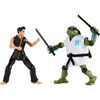 Teenage Mutant Ninja Turtles v. Cobra Kai: Leonardo v. Miguel Diaz - 6" Figurine (Pack de 2)