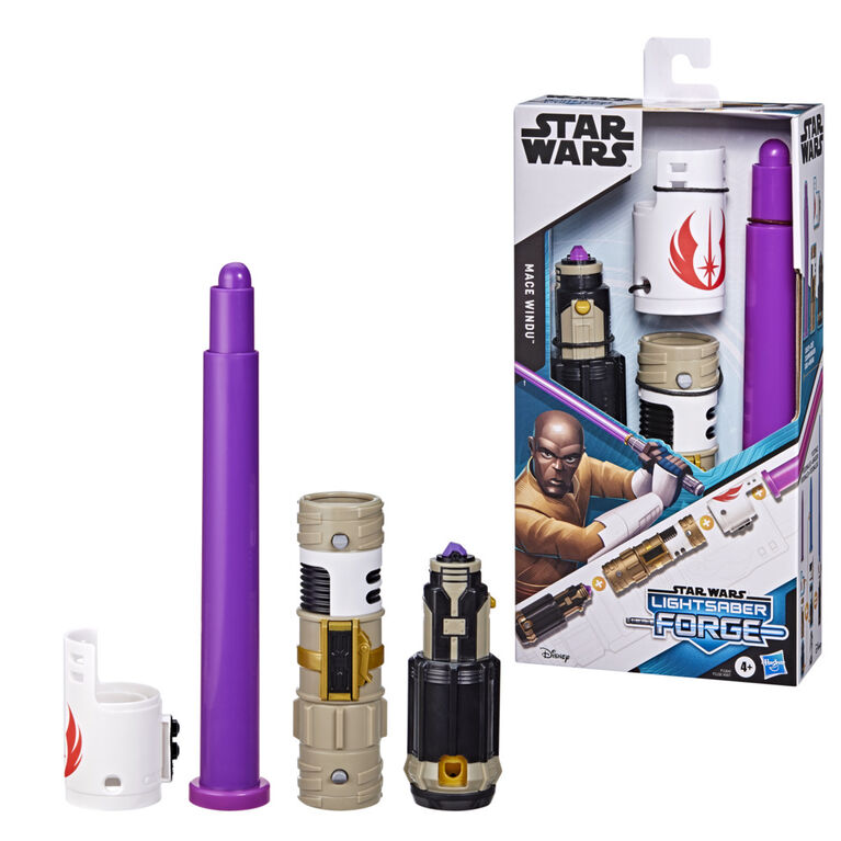 Star Wars Lightsaber Mace Windu Extendable Purple Lightsaber Toy