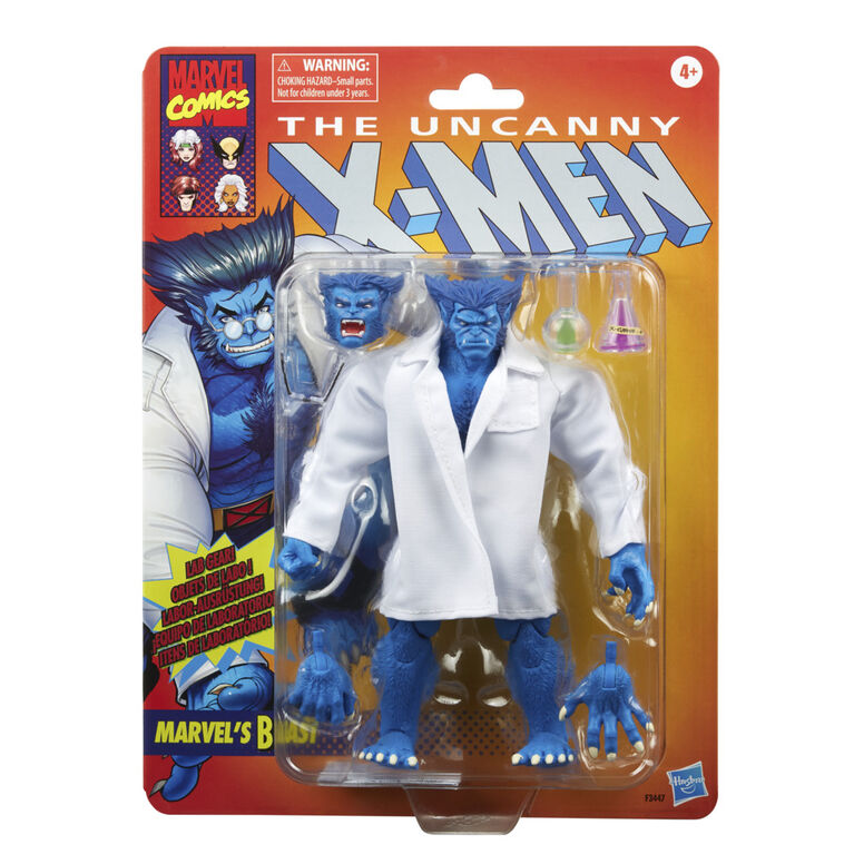 Marvel Legends Series X-Men Marvel's Beast 6-inch Action Figure Toy, 5 Accessories