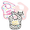 Bumkins - SuperBib 3 Pack - RainDrops, Pink Chevron, Umbrella