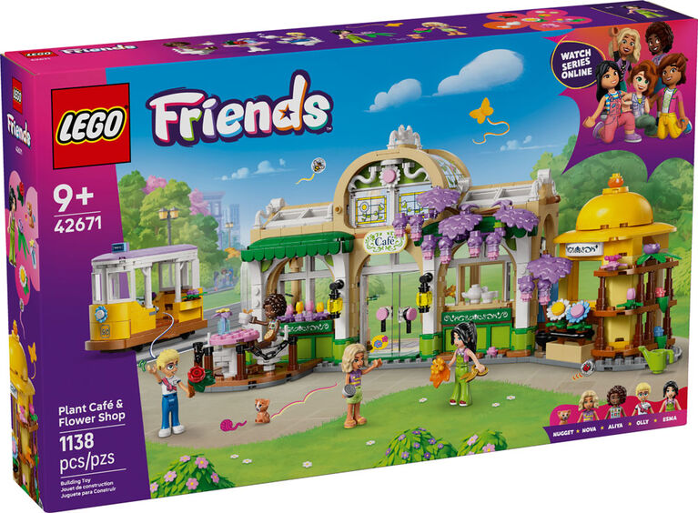 LEGO Friends Plant Caf&eacute; & Flower Shop Pretend Play Building Toy for Girls and Boys, 9+ - 42671