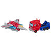 Transformers Cyberverse Action Attackers, duo de figurines Optimus Prime et Starscream - R Exclusif