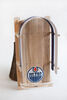 JAB - Baby sled with NHL Oilers Edmonton team's logo