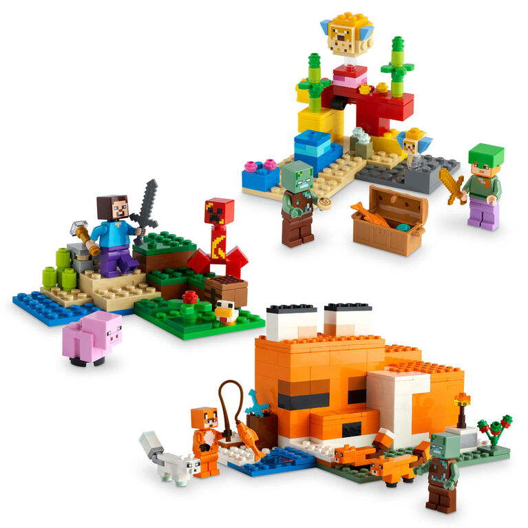 LEGO Minecraft Ensemble Aventures dans le Monde normal 66779