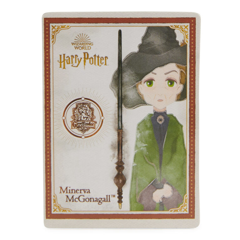 Wizarding World Harry Potter, 12-inch Spellbinding Minerva McGonagall Magic Wand with Collectible Spell Card