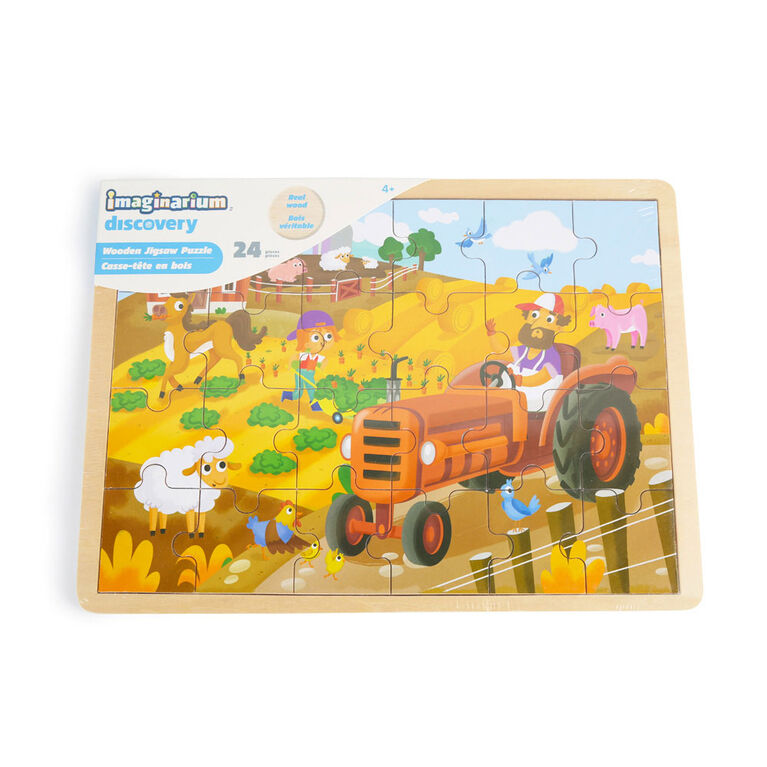 Imaginarium Discovery - Wooden Jigsaw Puzzle Assortment - Farm