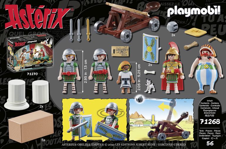 Playmobil Astérix: Roman Troop Multicolor