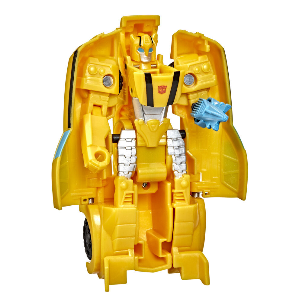 Transformers Buzzworthy Bumblebee Toys 1-Step Changer Bumblebee Converting Action Figure