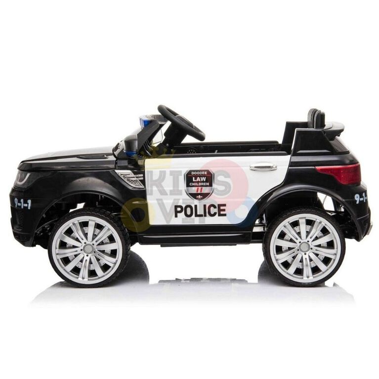 KidsVip 12V Kids and Toddlers Future Police Ride on car w/Remote Control - English Edition