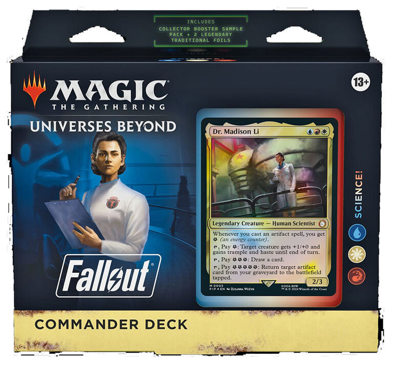 Magic The Gathering: "Fallout" Commander Deck - 1 per order, colour may vary (Each sold separately, selected at Random)