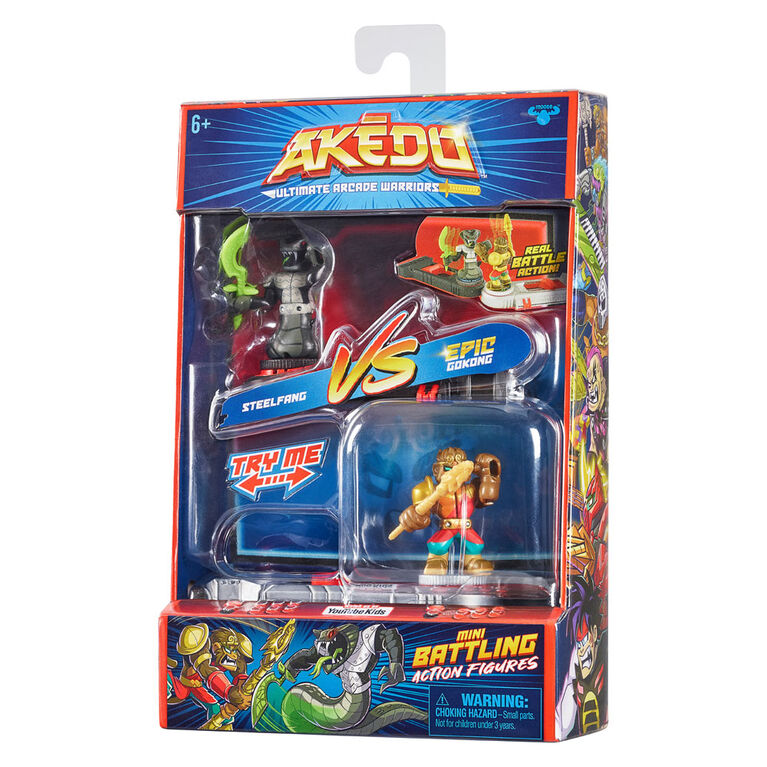 Akedo S2 Versus Pack Steelfang Vs Gokong