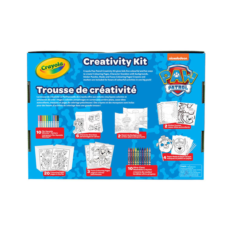 Trousse de créativité Pat'Patrouille de Crayola