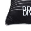 Coussin décoratif des Nets de Brooklyn de la NBA, 18 po x 18 po