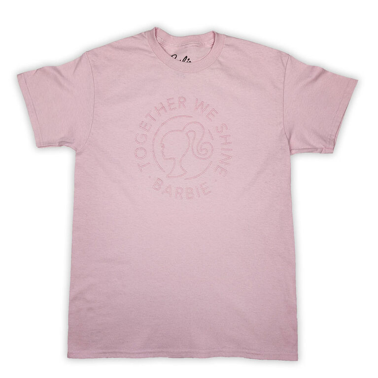 T-Shirt À Manches Courtes Adult Barbie - Rose Clair